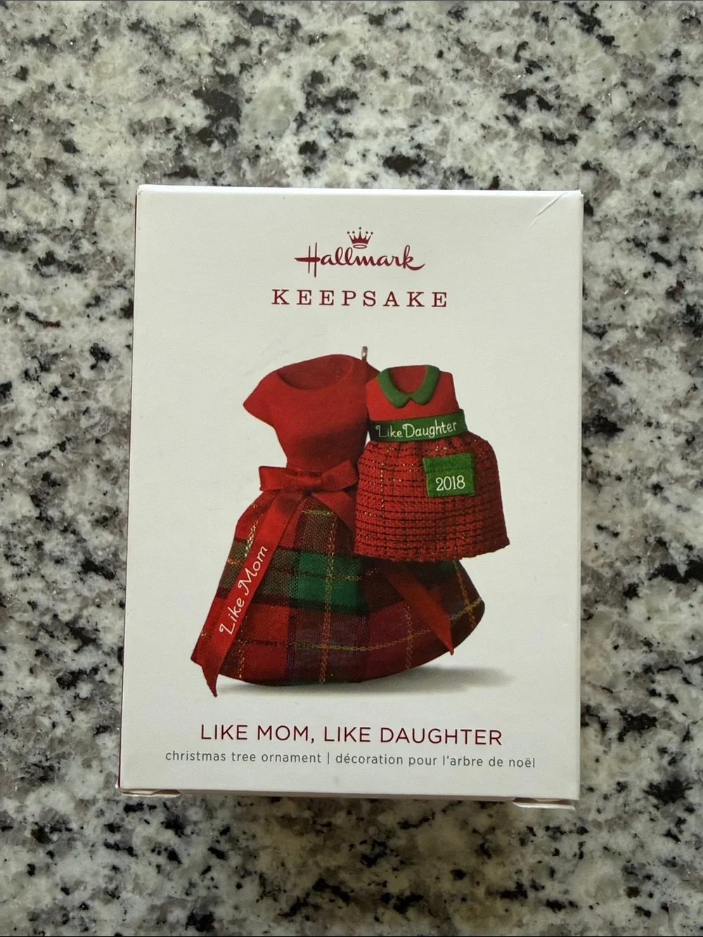 2018 Hallmark  Like Mom, Like Daughter Holiday Ornament